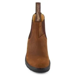 Blundstone 562 Crazy Horse Brown Leather Chelsea Boots Tan Nubuck Classic - Knighthood Store