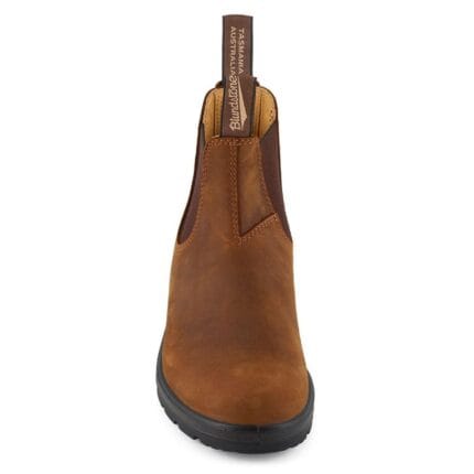 Blundstone 562 Crazy Horse Chelsea Boots aus braunem Leder in Tan Nubuck Classic - Knighthood Store