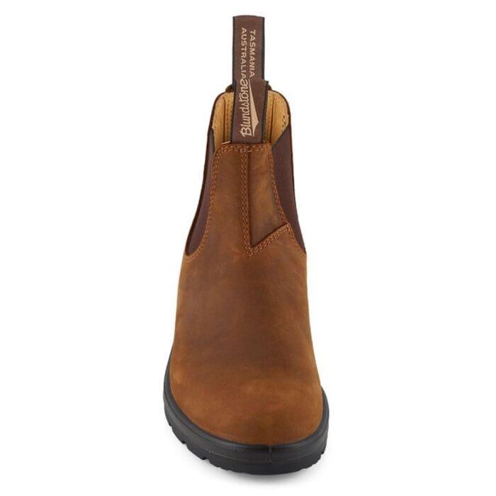 Botas Chelsea Blundstone 562 Crazy Horse de piel marrón, estilo nobuk tostado, clásicas - Knighthood Store