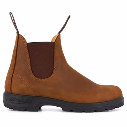 Blundstone 562 Crazy Horse Brown Leather Chelsea Boots Tan Nubuck Classic - Knighthood Store