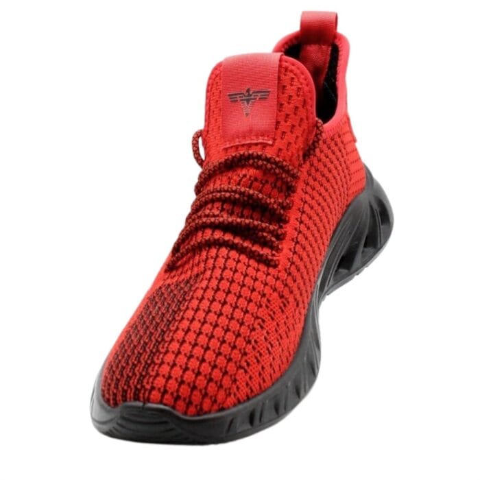 Scarpe da corsa leggere da uomo, traspiranti, per palestra, allenamento, sport all'aria aperta | Nero, blu navy, rosso, bianco - Knighthood Store