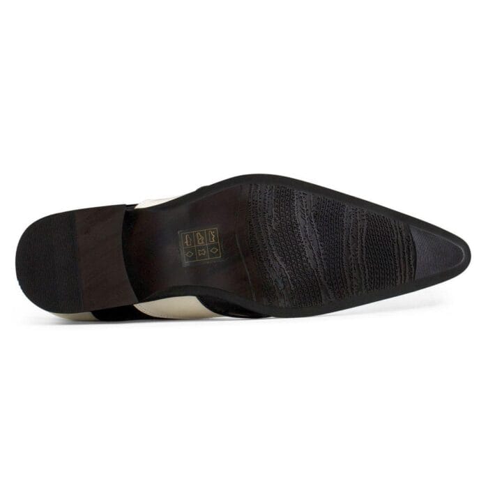 Zapatos de punta de metal para hombre, de ante, charol, con cordones, estilo vaquero, baile italiano - Knighthood Store