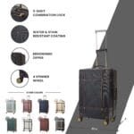 Luggage Suitcase Travel Bag Carry On Hand Cabin Check in Hard-Shell 4 Spinner Wheels Trolley Set | Vintage - Image 91