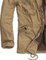 Parka militaire géante Brandit M65, veste de combat zippée en polaire de l'armée américaine, chaude pour l'hiver - Knighthood Store