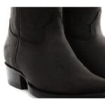 Botas vaqueras para hombre, puntiagudas, negras y marrones, estilo Luisiana, de cuero auténtico, estilo western cubano - Knighthood Store