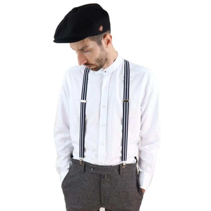 Bretelles de pantalon à rayures et carreaux vintage pour homme, style Gatsby Peaky Blinders des années 1920 - Knighthood Store