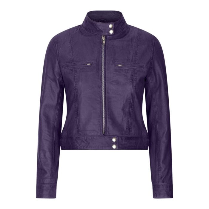 Damen-Motorrad-Bikerjacke aus Leder - Knighthood Store