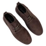 Stivaletti da uomo in pelle scamosciata con lacci e chukka da deserto - Knighthood Store