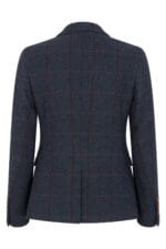 Blazer de tweed para mujer, chaqueta entallada de cuadros con espiga - Tienda Knighthood