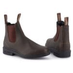Blundstone 062 Stout Chelsea-Boots aus braunem Leder mit Chiesel-Toe-Sohle - Knighthood Store