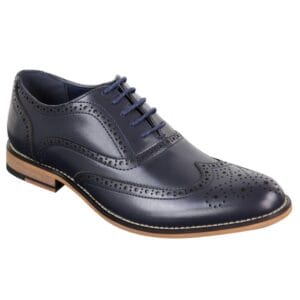 Chaussures Gatsby Brouges élégantes en cuir véritable à lacets pour homme - Knighthood Store