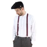 Bretelles de pantalon à rayures et carreaux vintage pour homme, style Gatsby Peaky Blinders des années 1920 - Knighthood Store