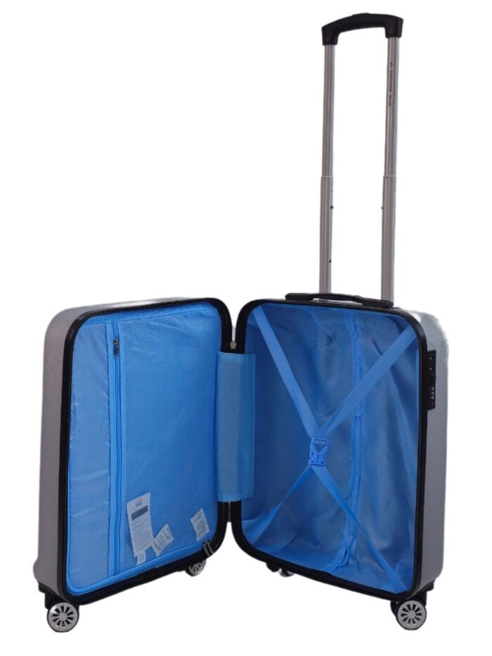 Luggage Suitcase Under Seat Travel Bag Carry On Hand Cabin Check in Hard-Shell 4 Spinner Wheels Trolley Set - Image 5