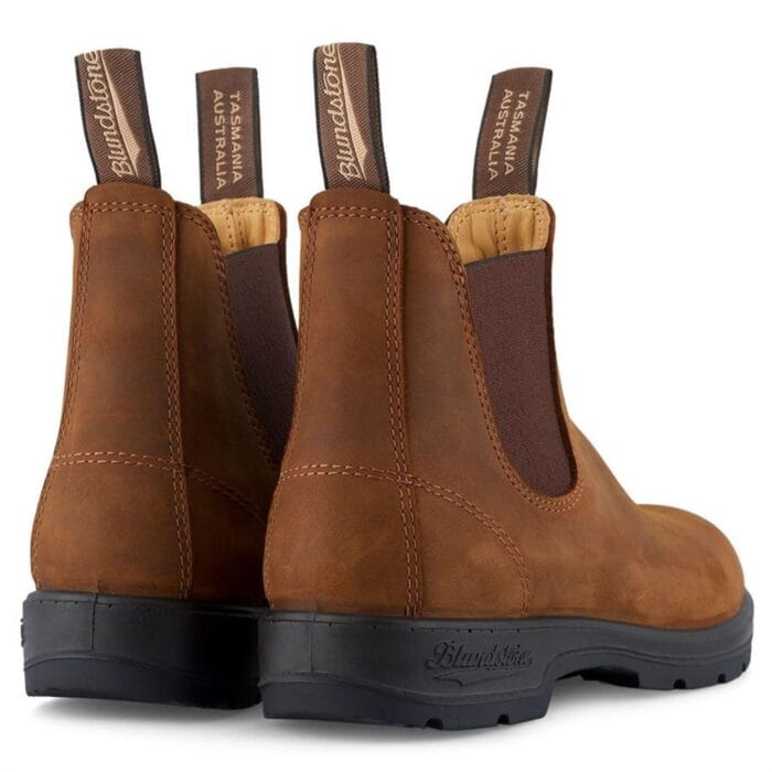 Botas Chelsea Blundstone 562 Crazy Horse de piel marrón, estilo nobuk tostado, clásicas - Knighthood Store