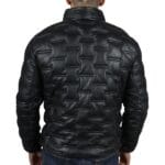 Giacca trapuntata in vera pelle da uomo, casual, lunghezza vita - Knighthood Store
