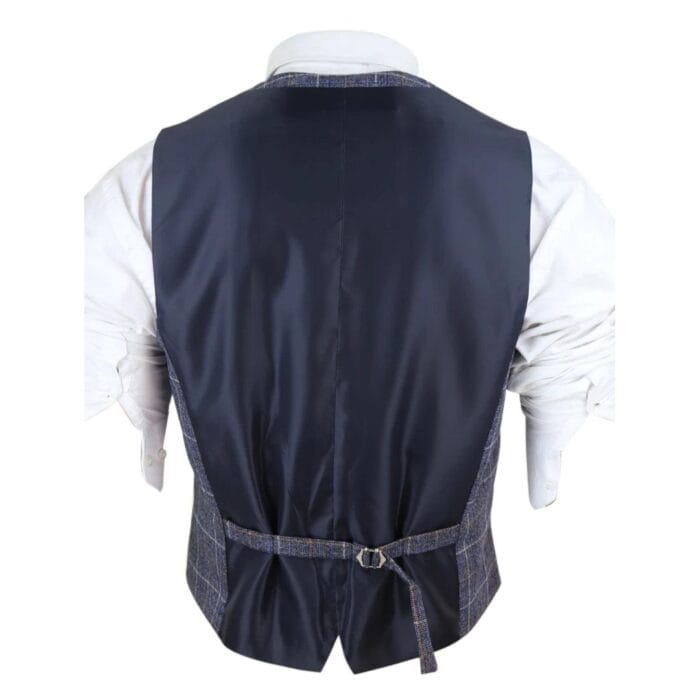 Herren Weste, zweireihig, 1920er Jahre, Scheuklappen, elegant, lässig, Tasche, Kette - Knighthood Store