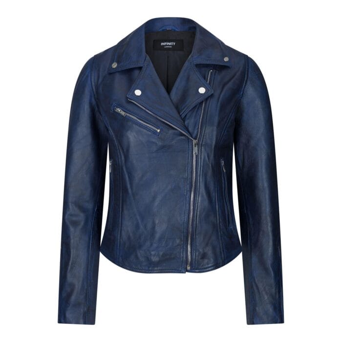 Damen Echtleder Bikerjacke Cross Zip Soft Slim Fit Brando Hellbraun Braun Schwarz Rot Gelb - Knighthood Store
