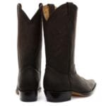Botas vaqueras para hombre, puntiagudas, negras y marrones, estilo Luisiana, de cuero auténtico, estilo western cubano - Knighthood Store