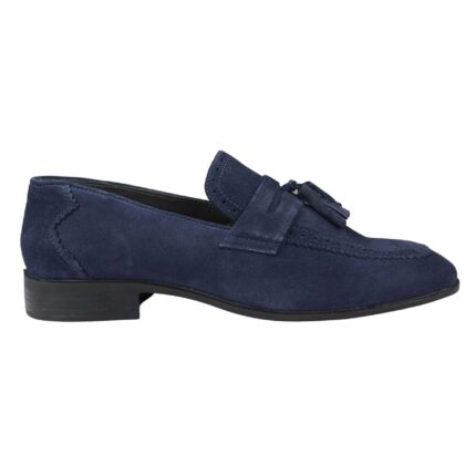 Mens Slip On Loafer Shoes Tassel Real Suede Smart Casual Dress Driving Classic - Knighthood Store