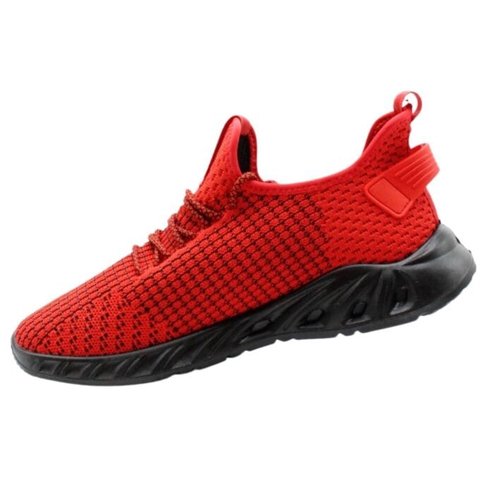 Scarpe da corsa leggere da uomo, traspiranti, per palestra, allenamento, sport all'aria aperta | Nero, blu navy, rosso, bianco - Knighthood Store