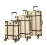 Luggage Suitcase Travel Bag Carry On Hand Cabin Check in Hard-Shell 4 Spinner Wheels Trolley Set | Vintage - Image 157