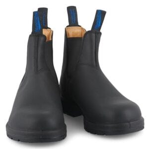 Blundstone 566 Stivaletti Chelsea in pelle termica nera, modello slip-on retrò in nabuk nero - Knighthood Store