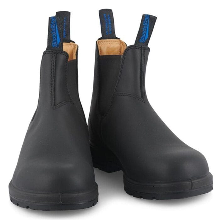 Blundstone 566 Stivaletti Chelsea in pelle termica nera, modello slip-on retrò in nabuk nero - Knighthood Store