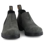 Blundstone 2035 Rustic Black - Stivali bassi in pelle stile retrò vintage slip-on - Knighthood Store
