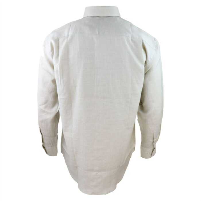Mens Linen Summer Shirt Breathable Fabric Classic Full Sleeve - Knighthood Store