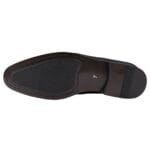Mocassini da uomo, scarpe eleganti eleganti in pelle scamosciata, foderate, senza lacci, nere e marroni - Knighthood Store