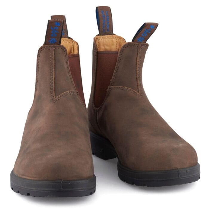Stivaletto Chelsea Blundstone 584 in pelle termica impermeabile marrone rustico - Knighthood Store