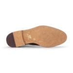 Bottines Chelsea à enfiler en daim marron pour homme - Knighthood Store