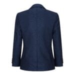 Traje de tweed azul marino de tres piezas para niño, estilo ojo de pájaro, elegante, formal, para boda, clásico, años 20 - Knighthood Store