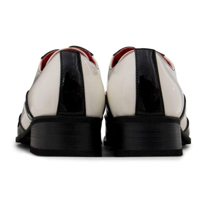 Zapatos de punta de metal para hombre, de ante, charol, con cordones, estilo vaquero, baile italiano - Knighthood Store
