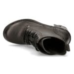 Botas de plataforma New Rock para mujer, lisas, metálicas, militares, punk, góticas, NewTYRE07X-S1 - Knighthood Store