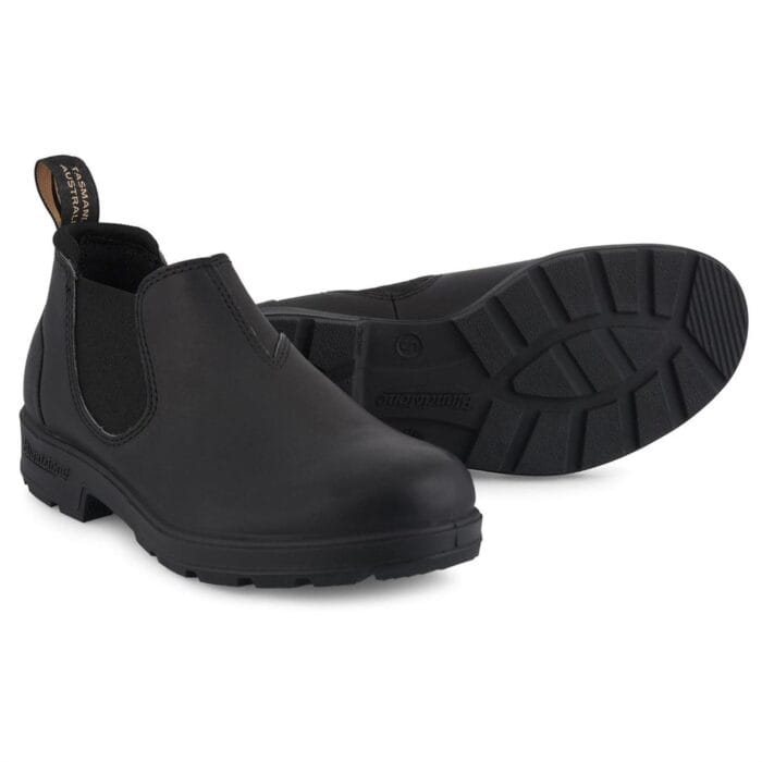 Bottes basses en cuir noir Blundstone 2039, style vintage et confortable - Knighthood Store
