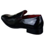 Mocassini da guida da uomo, in vernice lucida, eleganti, casual, bianchi e neri - Knighthood Store