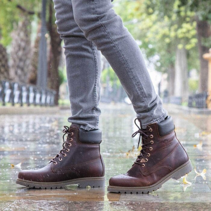 Bottines Panama 03 C52 en cuir imperméable pour homme - Knighthood Store