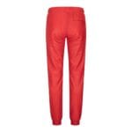Womens Real Leather Jogger Jeans Trousers Elasticated Casual Retro 1980s - Knighthood Store
