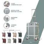 Luggage Suitcase Travel Bag Carry On Hand Cabin Check in Hard-Shell 4 Spinner Wheels Trolley Set | Vintage - Image 40