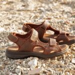 Sandales Salton Basics C4 pour homme, chaussures d'été en cuir à bout ouvert - Knighthood Store