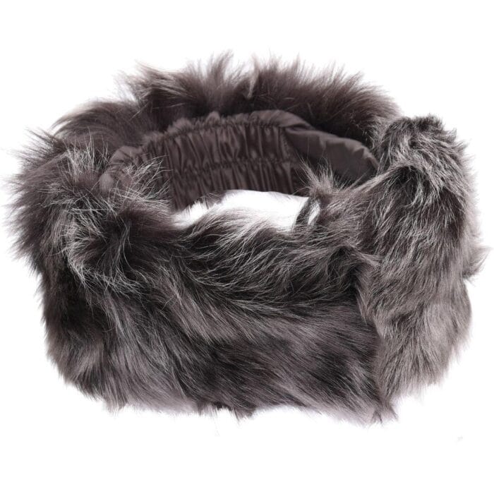 Damen Toscana Echt Schaffell Stirnband Halstuch Elastisch - Knighthood Store