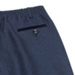Traje de tweed azul marino de tres piezas para niño, estilo ojo de pájaro, elegante, formal, para boda, clásico, años 20 - Knighthood Store