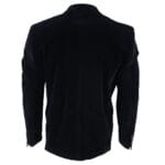Mens Soft Velvet 1 Button Dinner Jacket Tuxedo Blazer Smart Casual Tailored Fit - Knighthood Store