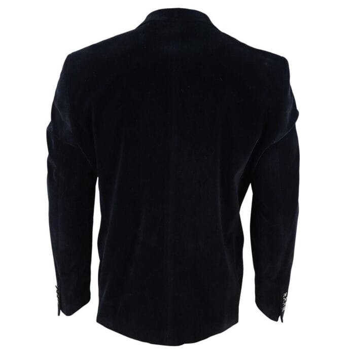 Mens Soft Velvet 1 Button Dinner Jacket Tuxedo Blazer Smart Casual Tailored Fit - Knighthood Store