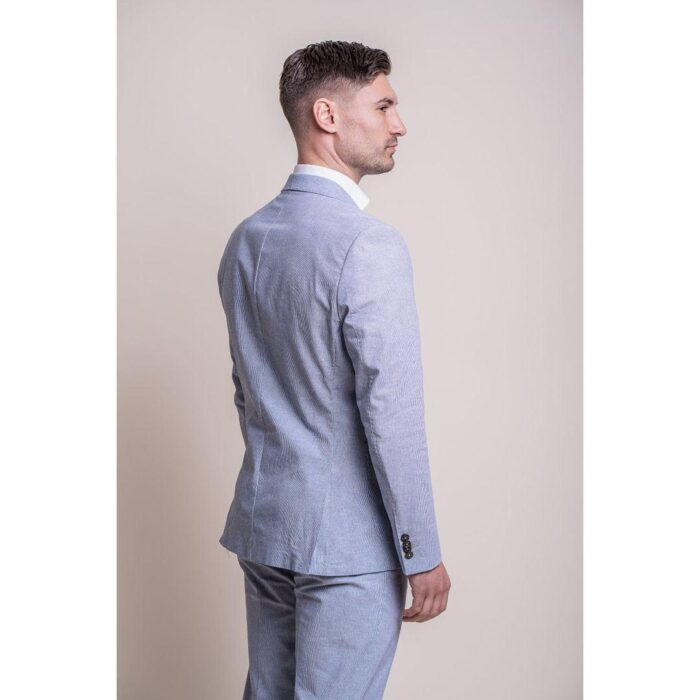 Mens Light Blue 2 Piece Summer Suit - Knighthood Store