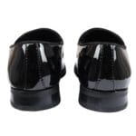 Herren-Loafer, Schlupfschuhe, Lederfutter, Quaste, Samtdetails, Lackleder, formeller Schuh - Knighthood Store