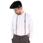 Bretelles de pantalon à rayures et carreaux vintage pour homme, style Gatsby Peaky Blinders des années 1920 - Knighthood Store
