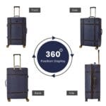 Luggage Suitcase Travel Bag Carry On Hand Cabin Check in Hard-Shell 4 Spinner Wheels Trolley Set | Vintage - Image 82