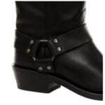 Unisex Real Leather Hi Biker Boots Rock Punk Grinders Buckle Cowboy Riding - Knighthood Store